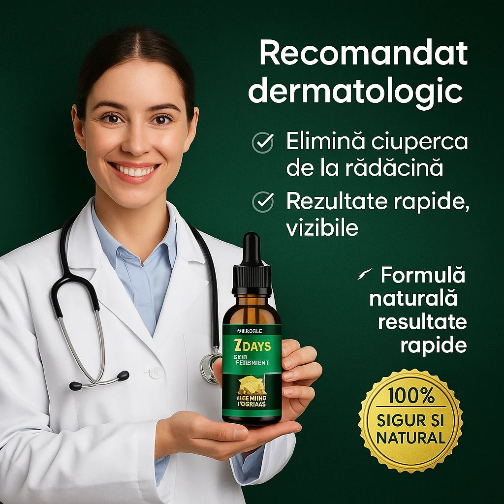 7DAYS® – Unghii curate, sănătoase și fără ciuperci în doar 7 zile!